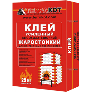 Клей усиленный "Терракот" жаростойкий, 25 кг 10066