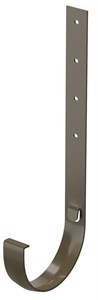Premium Кронштейн желоба металлический Каштан RAL8017