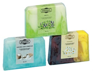 Мыло набор в спайке "Пихта, Морские соли и минералы, Ромашка" 3шт по 80г 10514807