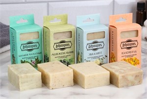 Мыло натуральное "Эвкалипт, Календула, Можжевельник, Шалфей" набор 4шт по 100г 10454419