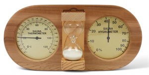 Термометр-гигрометр с песочными часами 27х8,5х8,5см 7801843