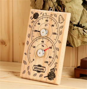 Термометр-гигрометр "С лёгким паром" 12665