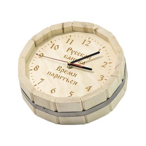 Часы "Бочонок" (светлые) (ЧБ-С) 11095