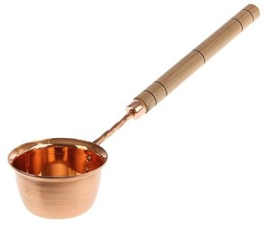 Ковш-черпак 0,2л медный классика 1382577