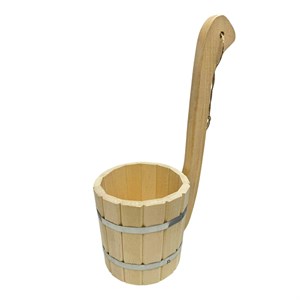 Ковш-черпак 1,2л дерево с вертикальной ручкой 00000010269