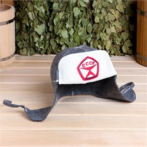 Шапка - ушанка для бани "СССР" 9293814