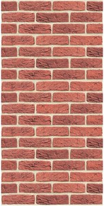 Плита Кирпичный №1005 Вертикаль 9мм (1200х600) ДЕКОР 12102