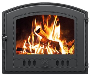 Дверка "Везувий" Каминная 224 (Антрацит) 00000017469