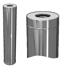 Ferrum Austenite Ceramics HF30-50 Сэндвич 1,0м Ø115ХØ200 (AISI 304 / 0.8 +AISI 430 ) f4061 13852