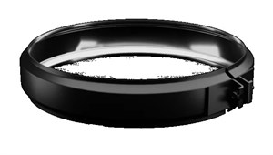 Ferrum BLACKSIDE Хомут обжимной (430/0,5мм/эмаль/600°черная) Ø 200(для сэндвича) 04264