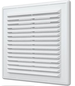 Вент. решетка с сеткой 234*234мм кор. 2323Р 05466