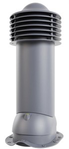 Viotto Труба вент. для м/ч, d-125мм, утепленная, графит (RAL7024) 07289