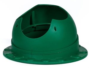 Krovent Base-VT Seam 110 Основание вент. трубы для фальц. и готовой гиб.чер. RAL6005 зеленый 04112