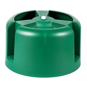 Krovent HupCap 125/150 колпак на трубу кровельный RAL6005 зеленый 02736