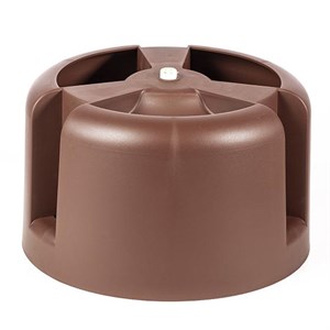 Krovent HupCap 125/150 колпак на трубу кровельный RAL8017 коричневый 02737