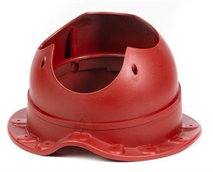 Krovent Base-VT Wave 110 Основание вент.трубы для м/ч RAL3009 красный 01636