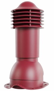 Viotto Труба вент. для м/ч, d-110мм, h-550мм, утепленная, красное вино (RAL3005) 05119