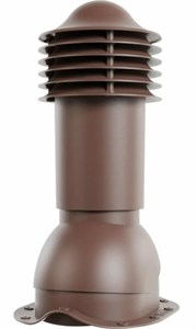Viotto Труба вент. для м/ч d-110мм, h-550мм, утепленная, шоколад (RAL8017) 05121