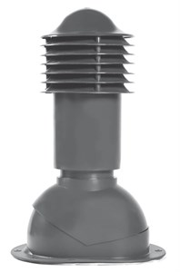 Viotto Труба вент. для готовой мягкой и фальцевой кровли, d-110мм, утепленная, графит (RAL7024) 06857