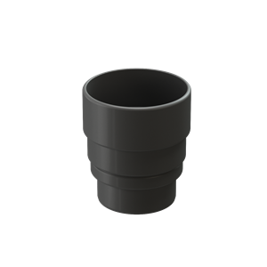 Döcke Водосток LUX LUX/PREMIUM Переходник Графит 00864