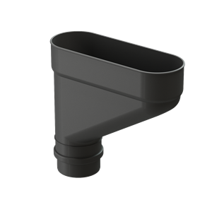 Döcke Водосток LUX Коллектор Графит 00866