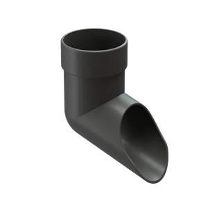 Döcke Водосток LUX Наконечник Графит 00806