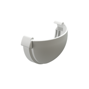 Döcke Водосток LUX Заглушка желоба Пломбир 00608