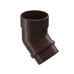 Döcke Водосток LUX Колено 45° Шоколад 00463