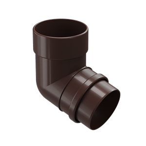 Döcke Водосток LUX Колено 72° Шоколад 00424