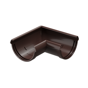 Döcke Водосток LUX Угловой элемент желоба 90° Шоколад 00576