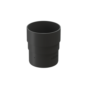 Döcke Водосток PREMIUM Муфта соединительная Графит (уп.63шт) 04376