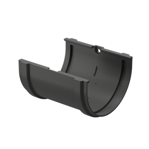 Döcke Водосток PREMIUM Соединитель желобов Графит (уп.25шт) 04301