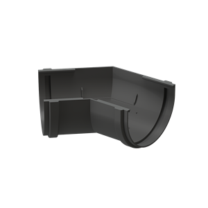 Döcke Водосток PREMIUM Угловой элемент желоба 135° универсальный Графит 07054