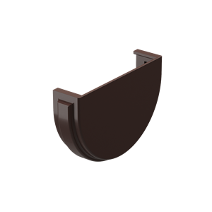 Döcke Водосток PREMIUM Заглушка желоба Шоколад (уп.60шт) 00428