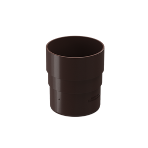 Döcke Водосток PREMIUM Муфта соединительная Шоколад (уп.63шт) 00540