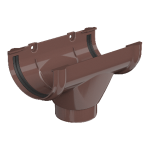 ТН ОПТИМА воронка желоба (D120/80) Коричневый 11881