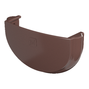 ТН ОПТИМА заглушка желоба (D120/80) Коричневый 11882