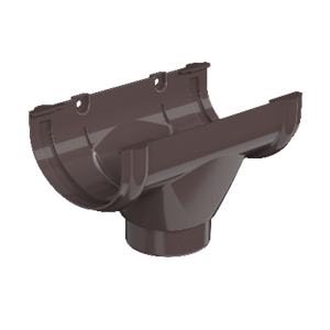ТН ОПТИМА воронка желоба (D120/80) Темно-Коричневый 04897