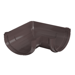 ТН ОПТИМА угол желоба 90° (D120/80) Темно-Коричневый 05304