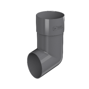 ТН ПВХ Слив трубы (D125/82) Серый 05234