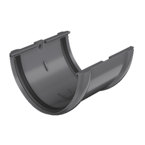 ТН ПВХ Соединитель желоба (D125/82) Серый 05235