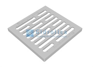 200/1 Решетка водоприемная Gidrolica Point РВ-28,5.28,5 - штампованная стальная оц., кл. А15 08150