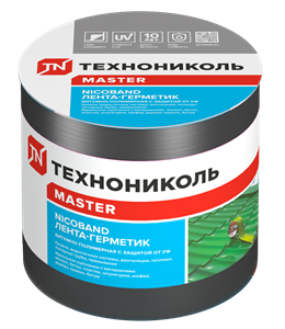 Технониколь Nicoband лента-герметик  (3м х 10см) Темно-Серый 00746