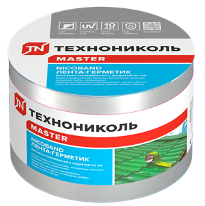 Технониколь Nicoband Лента-герметик (10м х 10см) Серебристый 03417