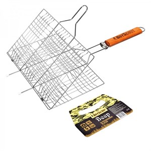 Решетка-гриль для 6 порций блюд, веер в ПОДАРОК, 54(+5)x33x22x2,5 cм BOYSCOUT 06920