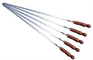 Шампур Люля-Кебаб с деревянной ручкой 60 длина 800мм 13588