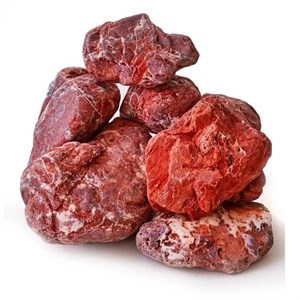 Камень - Яшма сургучная шлиф. 80х100мм (средняя) 20кг 07179