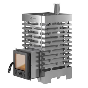 Печь банная ASTON 16 INOX стекло 00000017486