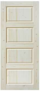 Дверь межкомнатная ( Ель-Сосна ) № 5 без отделки 40*800*2000мм 13168