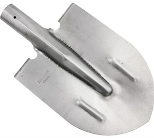 Лопата штыковая ЛОГОТИП РЕЛЬСОВАЯ СТАЛЬ ЛКО-3 (вес:720г) 12552